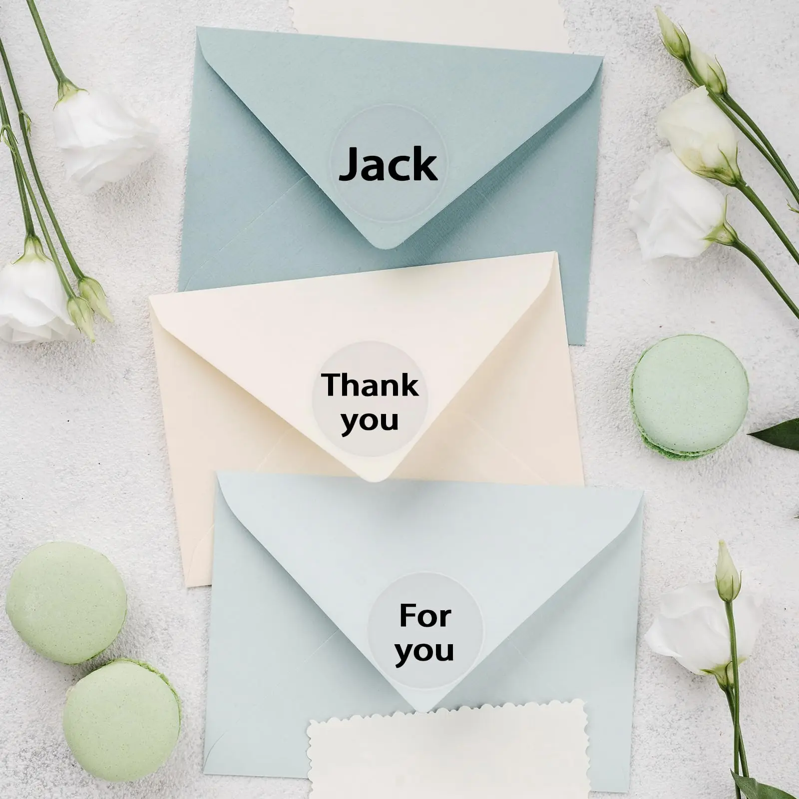 Circle Sticker Labels 2Inch Color Adhsive Label Paper Compatible With Laser Thermal Printer For Product Spice Jar Label Stickers