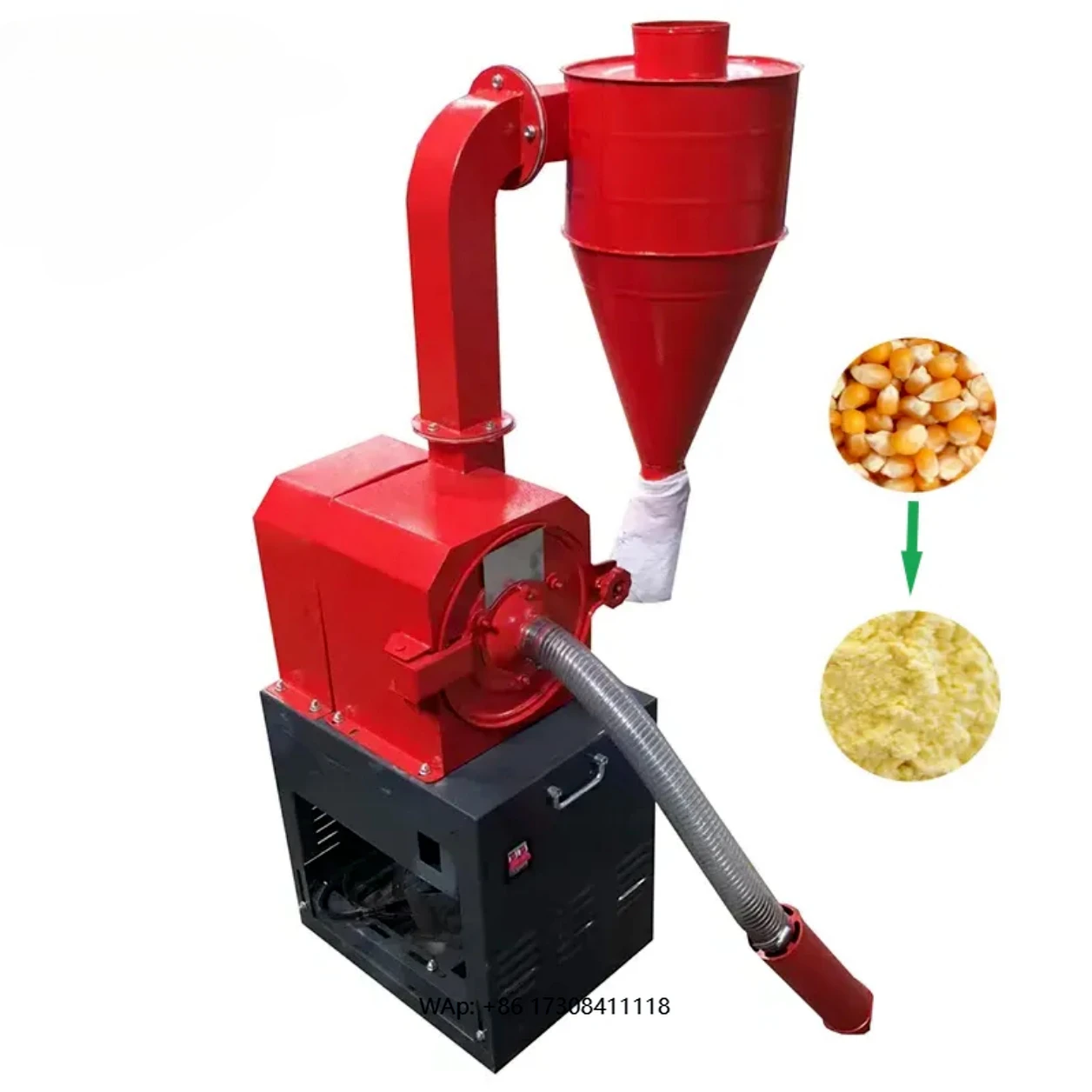 

Электрическая мельница для зерна, самовсасывающая мельница для кукурузы, мельница для кормового зерна, измельчитель, зернодробилка