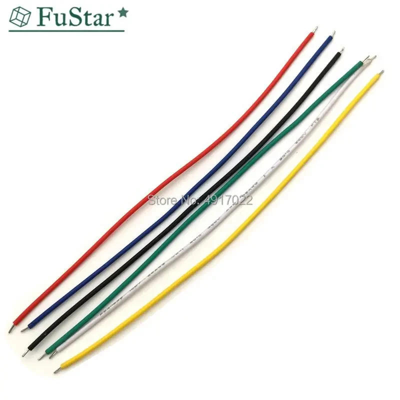 100PCS/LOT Tin-Plated Breadboard PCB Solder Cable 24AWG 8cm Fly Jumper Wire Cable Tin Conductor Wires 1007-24AWG Connector Wire