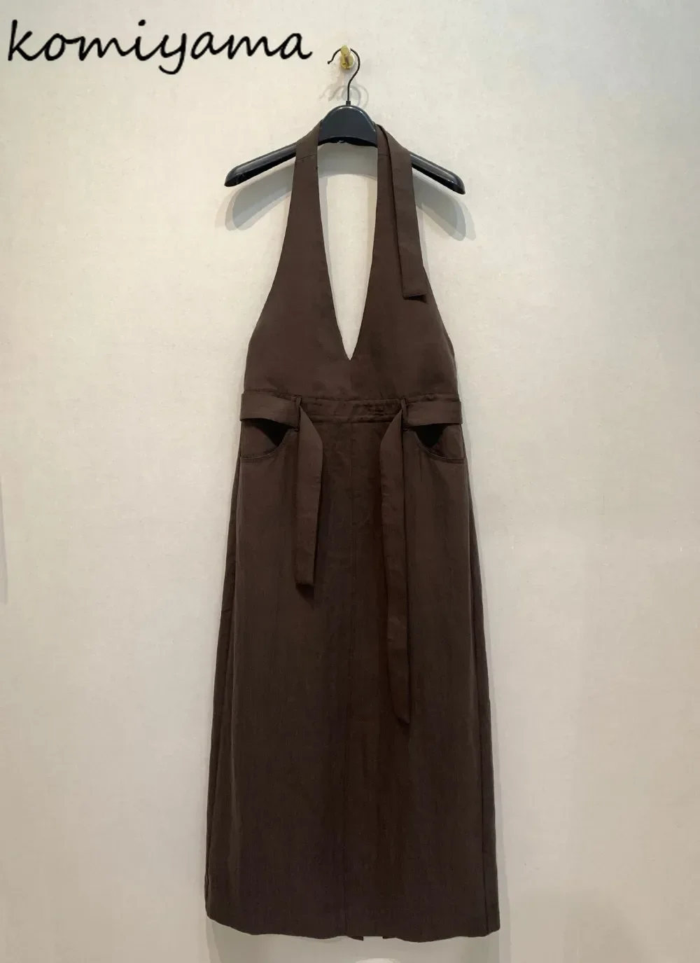 

Backless Straps Vestidos 2025 New Dress Japanese A-line Dresses Casual Split Ropa De Mujer Fashion Ins Sleeveless Vestido