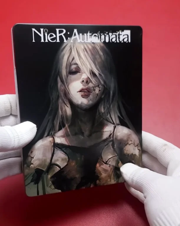 NieR Automata Double Edition Steelbook FantasyBox (Customization,Steel case,Game CD not included)