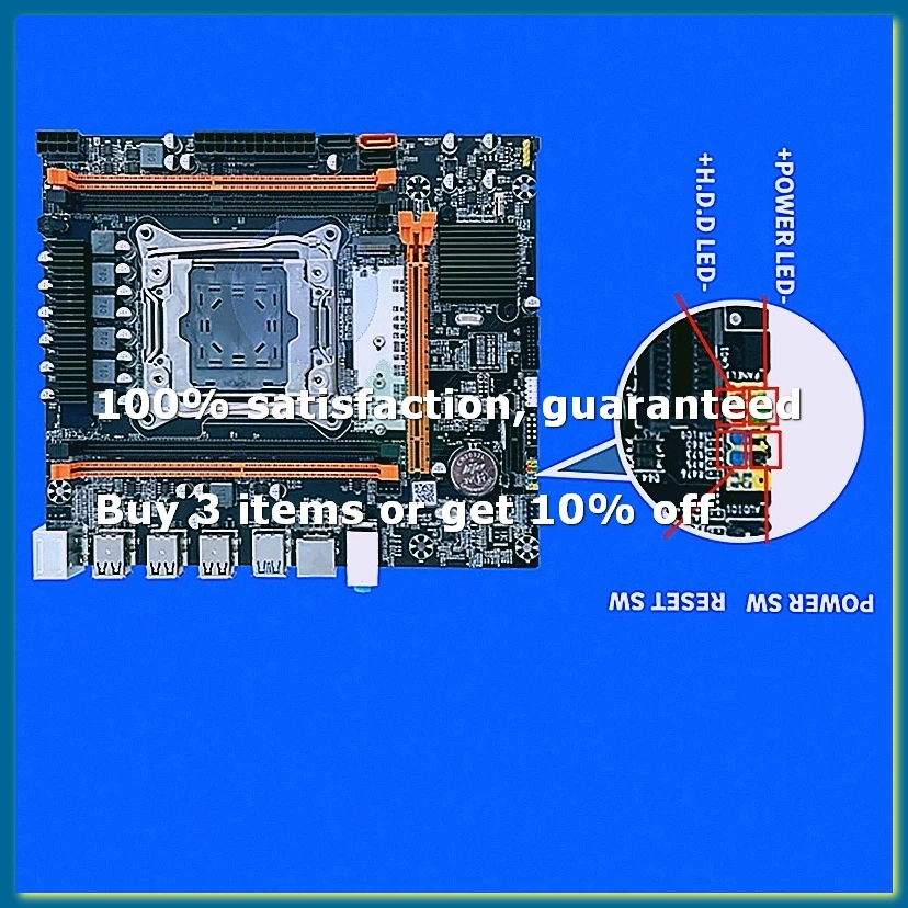 ●X99 Motherboard B85 LGA2011-3 4X DDR4 REG ECC RAM M.2 PCIE SATA3.0 Desktop Motherboard for E5 2650V3 2680V3 2620V3 CPU