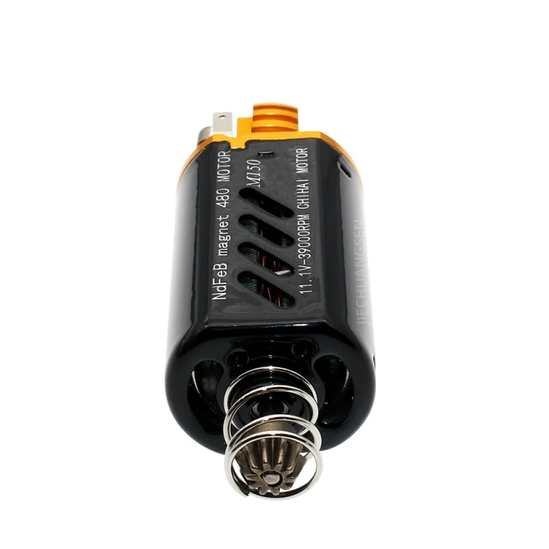 Imagem -02 - Ndfeb Motor de Torque de Alta Velocidade com Engrenagem Metálica D-hole Aço Magnético Eixo Curto Alta Velocidade 480 M15 M160 n ° 3