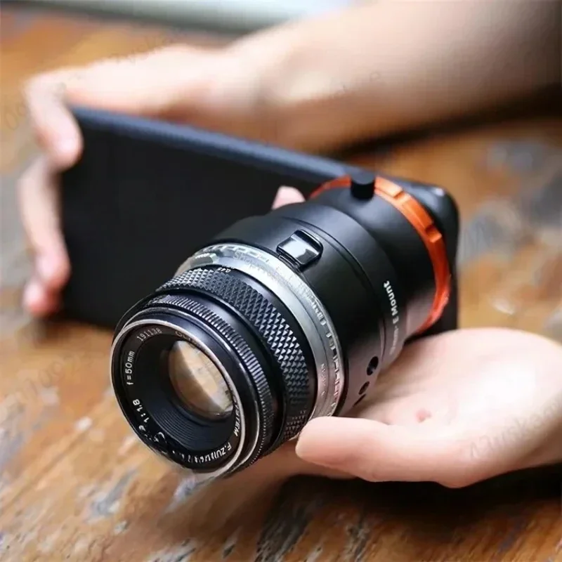 Adapter Smartphone SLR/DSLR & Cinema Lens E Mount Full Frame Camera
