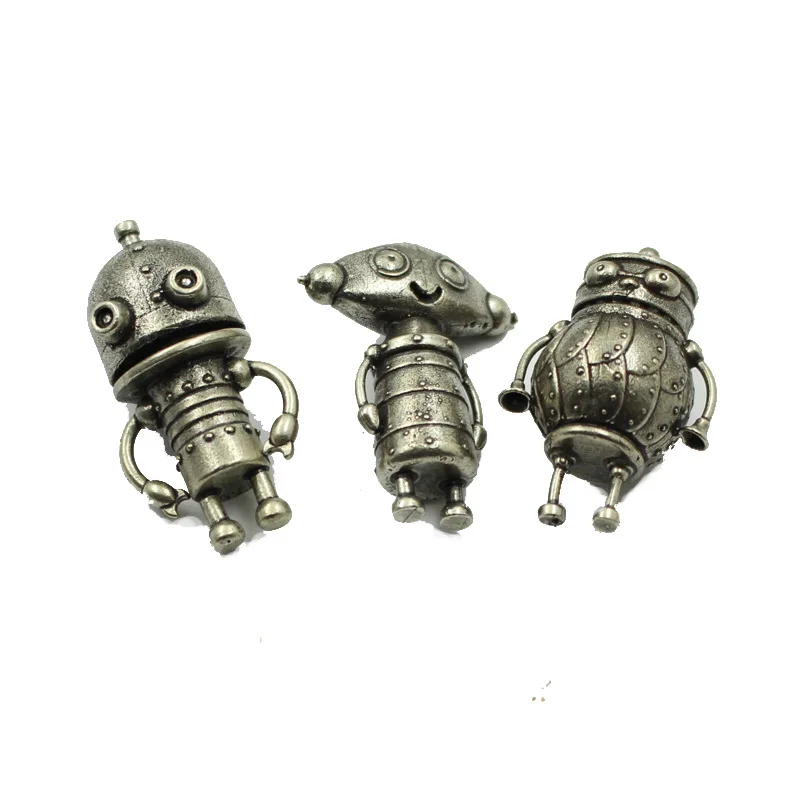 Cupronickel Mechaniczne roboty labiryntowe Figurki akcji Brelok do kluczy Akcesoria Model Pulpit Wnętrze samochodu Miniaturowe akcesoria ozdobne