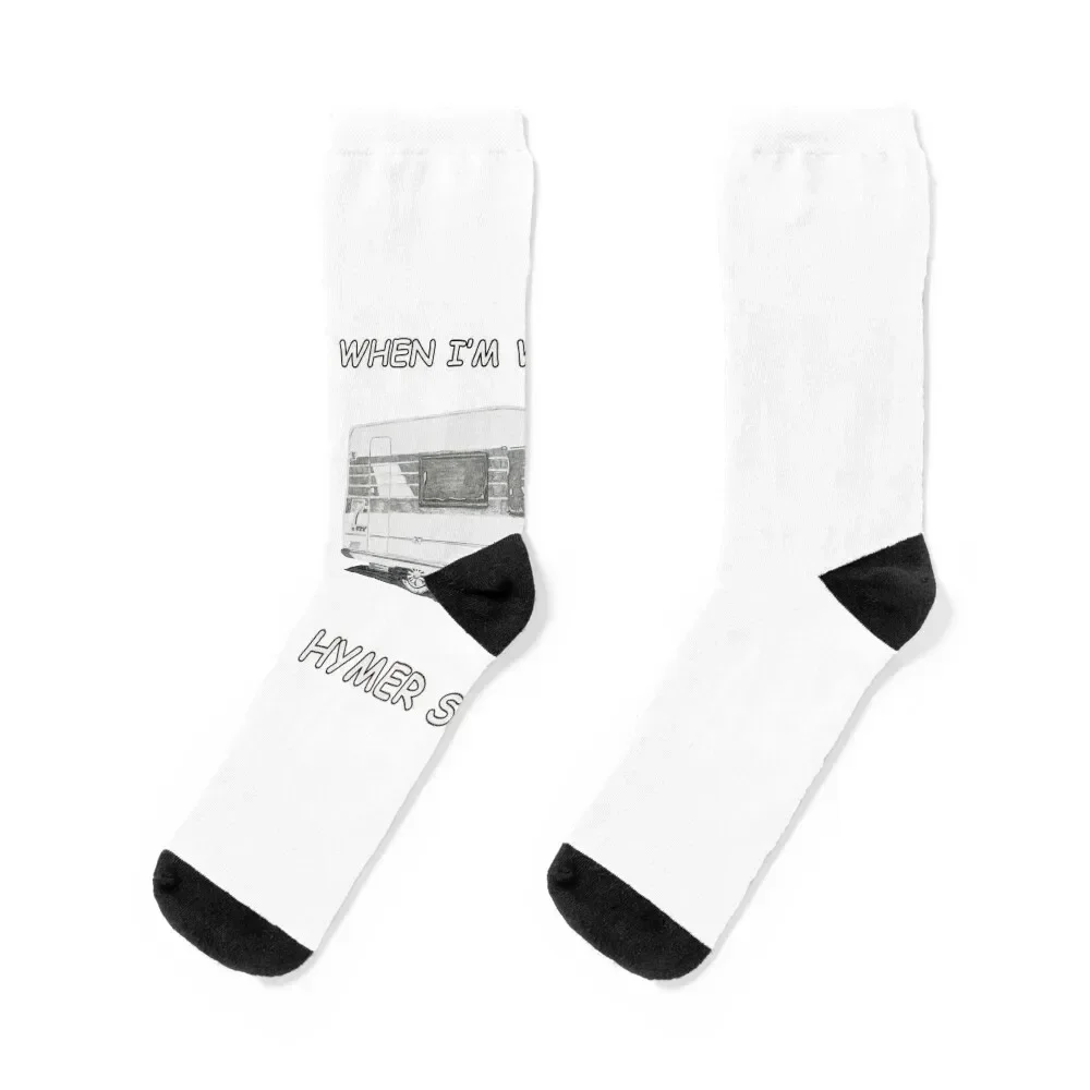 

when I'm with you Hymer so happy Hymer b544 designs Socks Non-slip crazy Novelties Mens Socks Women's