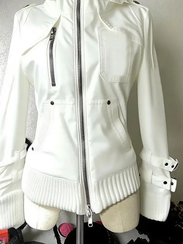 Sottocultura Harajuku Vintage Safari Cappotti da uomo Felpe con cerniera allentata con cappuccio Casual Streetwear Giacca con collo alla coreana Autunno Inverno