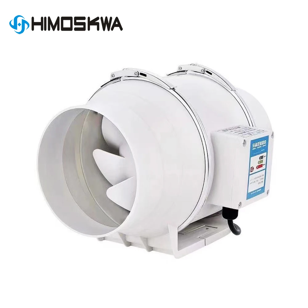 3Inch Duct Blower Fan Ventilating Ventilation Channnel Pipe Exhaust Air Extractor for Kitchen Bathroom Ventilator