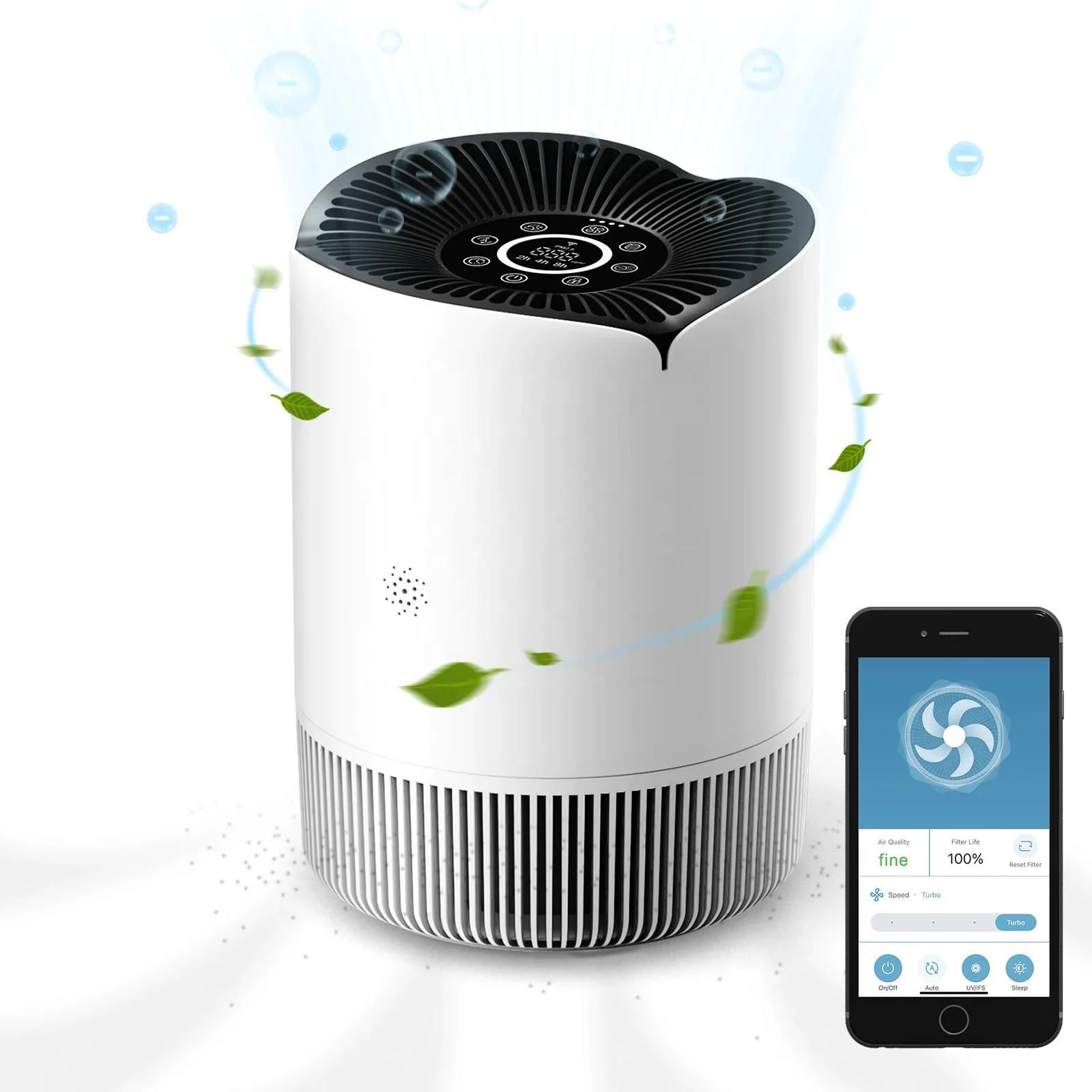 Air Purifier CADR158 24 Years Focus On Air Purifier Manufacturer Household Wifi Smart Home Use Electric Air Purifier Smart HEPA