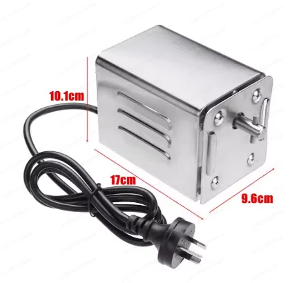 15W-40W Stainless Steel BBQ Rotisserie Motor 160KG Electric Roaster Barbecue Motor EU/US/AU Plug Outdoor Rotisserie Kit
