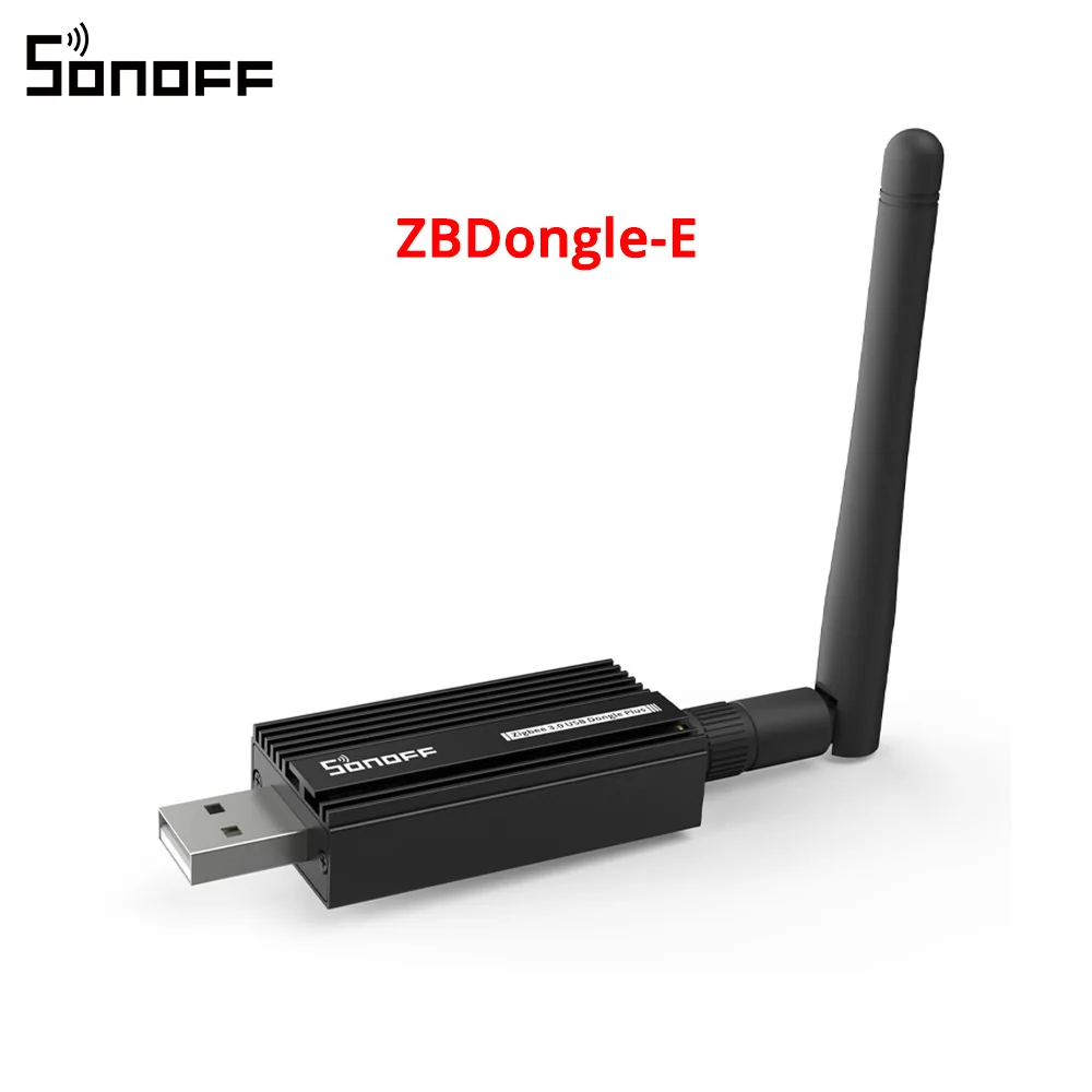 

SONOFF Zigbee Dongle-E 3.0 USB Dongle Universal ZigBee Gateway via ZHA or Zigbee2MQTT Support SONOFF ZBMINI S26ZBR2 SNZB