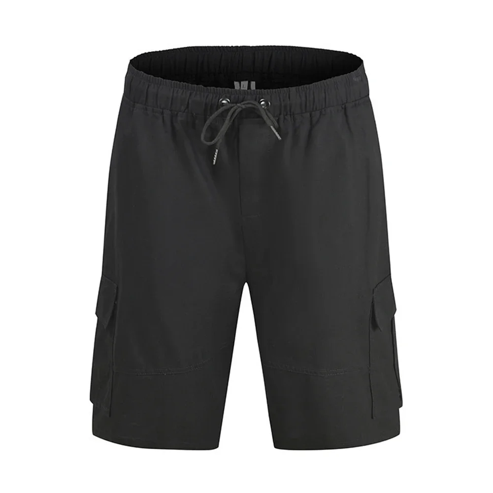 

Casual Outfit Black Cargo Shorts Cargo Shorts Loose Fit Casual Shorts Comfortable Fit Solid Color Straight Cut