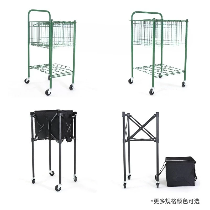 عربة تنس، سيارة مدرب محمولة قابلة للطي، حقيبة تنس، قطعة أثرية لقطف الكرة، دلو قطف الكرة، إطار تنس.