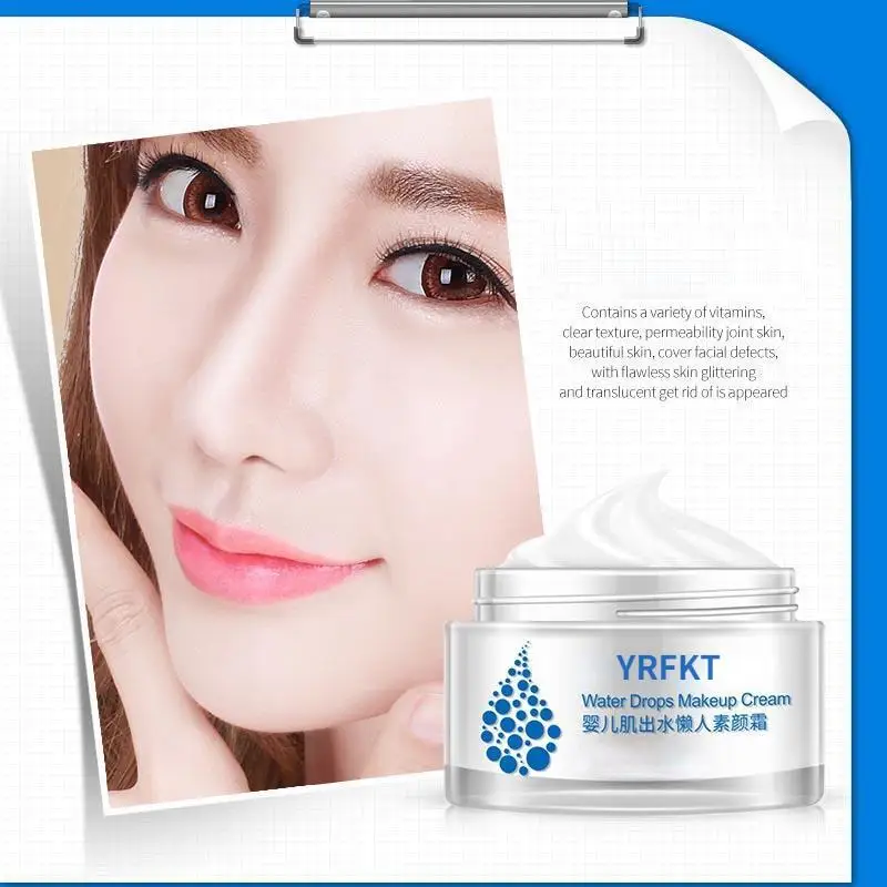 Whitening Toning Cream  Baby Skin Base Foundation Concealer Moisturizing Makeup Face Skin