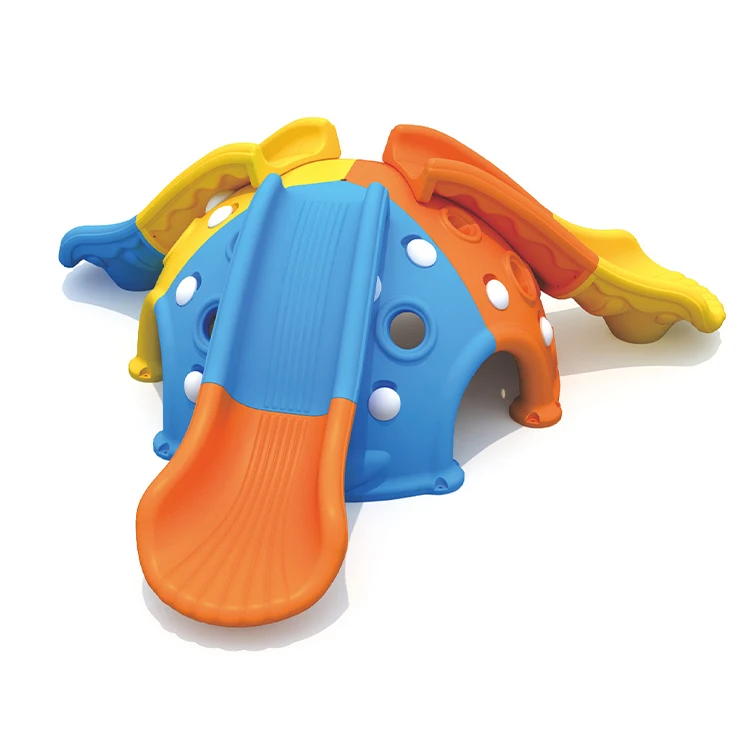 

3-in-1Kids Climbing Dome-Outdoor Playground Set with Triple Slides(Portable Kindergarten Equipment, Durable Plastic Construction