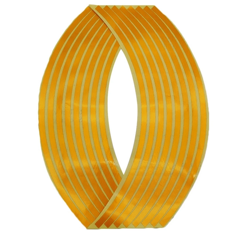 

Stickers 17"18" Bike Stickers Car Wheel Stickers Motorcycles Wheel Sticker Reflective Sticker Wheel Rim Tape Rim Stripe Tape