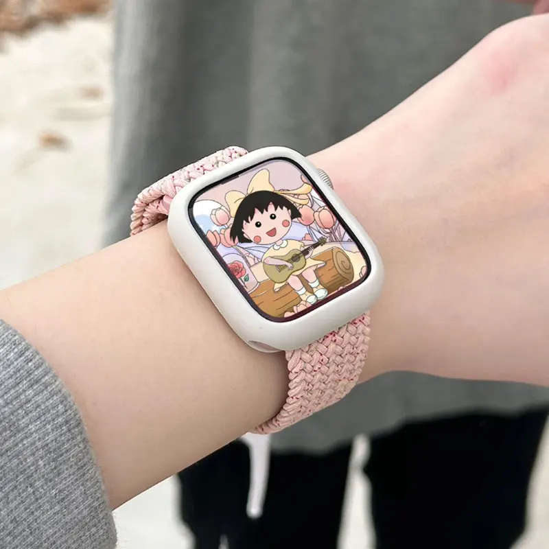 Braided Solo Loop For Apple Watch Band Ultra 42mm 46mm 49mm 45mm 41mm 44mm Elastic Nylon Bracelet iWatch series 10 9 8 7 6 strap image 4