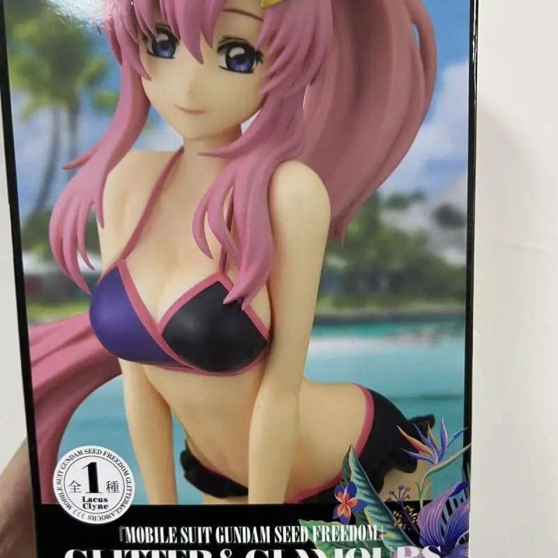 Bandai Gundam SEED Lacus Clyne Prize Figure PVC Collectors Display Japanese Version Original New Unopened Swimsuit Variant Color view 2