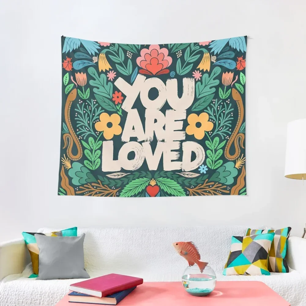 

you are loved - garden Tapestry Aesthetic Home Decor Aesthetic Room Decor Anime Decor Tapestry