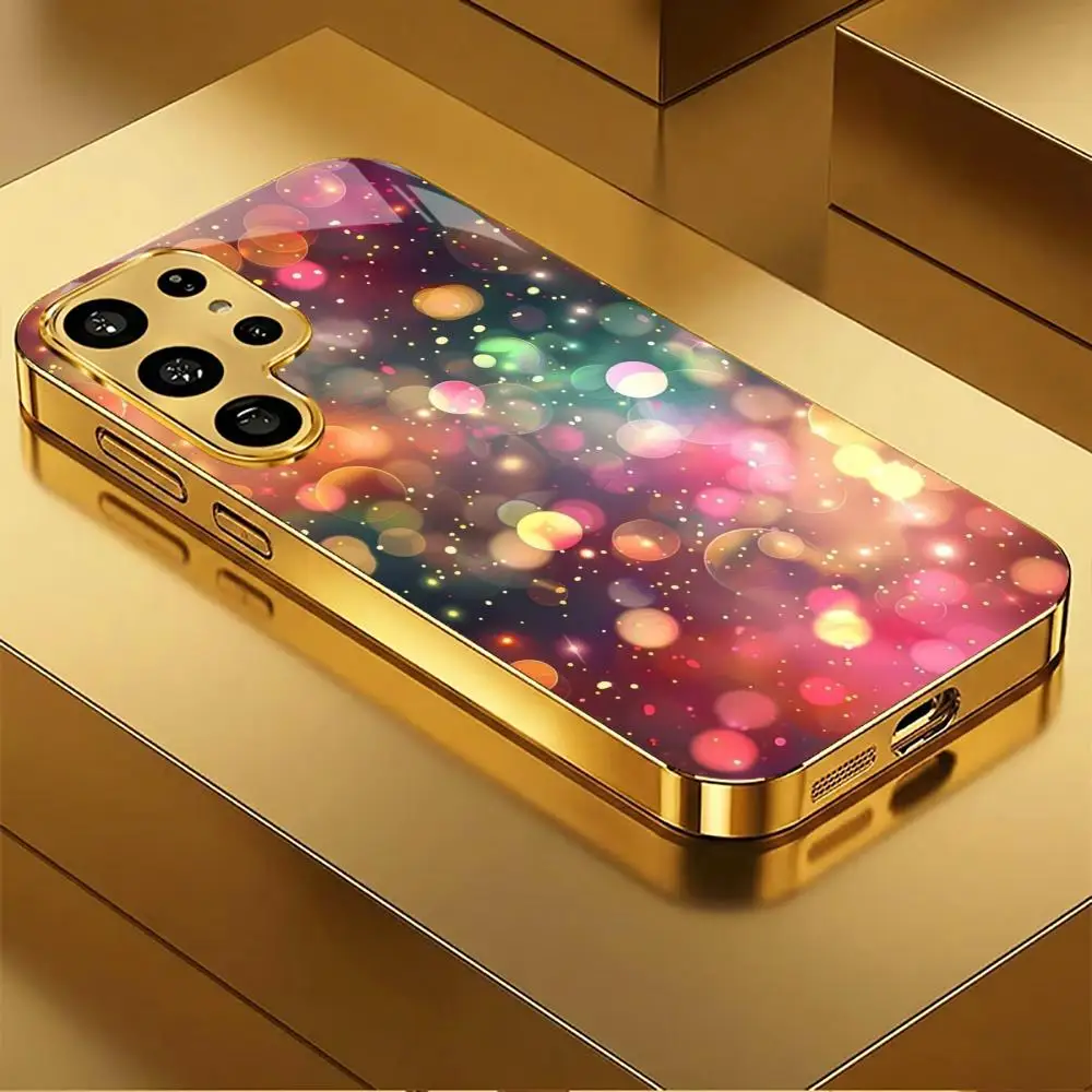 Bestseller model Luxurious PhoneCase Electroplated Glass PhoneCase for Samsung Galaxy S26 S25 S24 S23 S22 S21 FE,Ultra,Plus