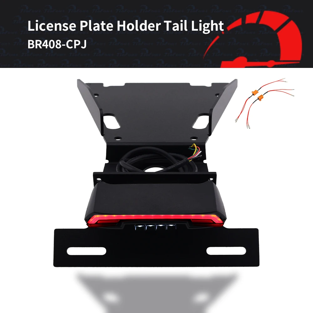 License Plate Holder LED Tail Light Turn signal Blinker Lamp Registration FIT For R nineT 14-21 R nine T Scrambler Pure 16-21