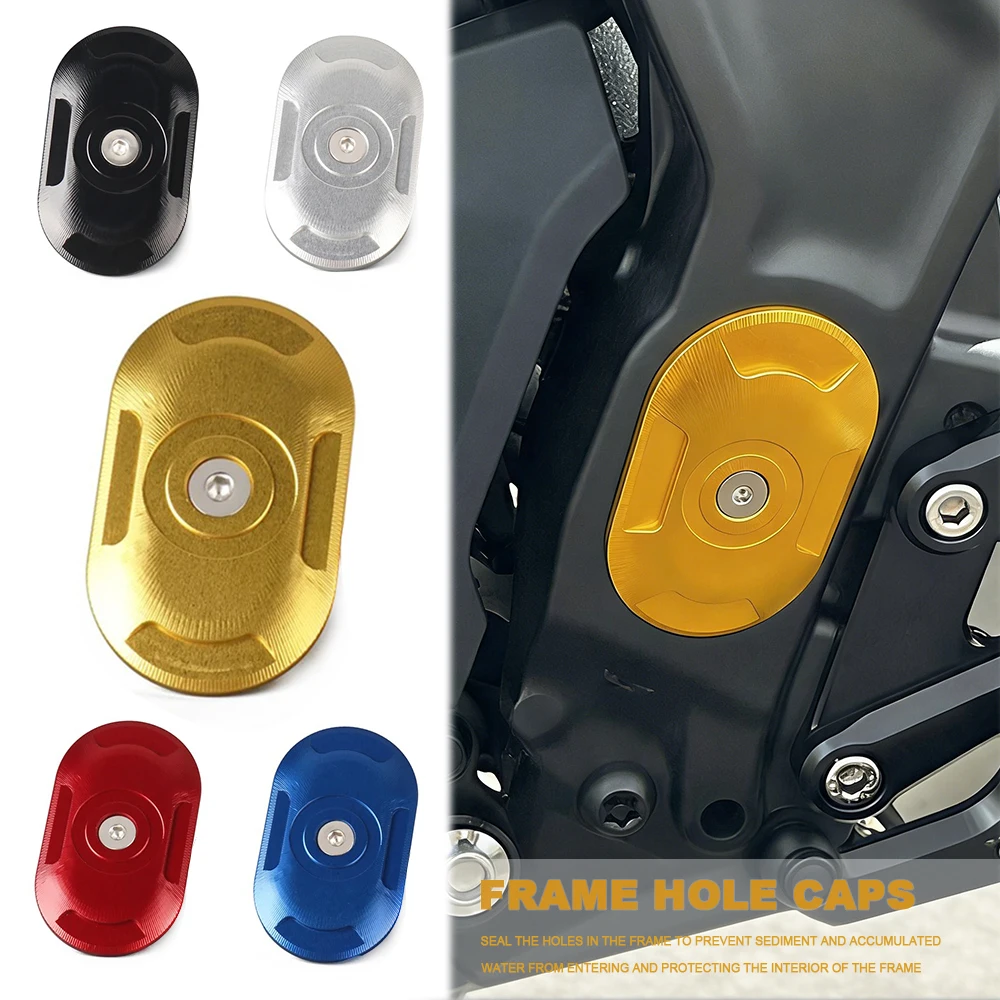 

Motorcycle Frame Hole Cover Caps Plug Decorative Frame Cap Set Fit For YAMAHA MT-09 MT09 SP Tracer9 Tracer 9 GT XSR900 XSR 900