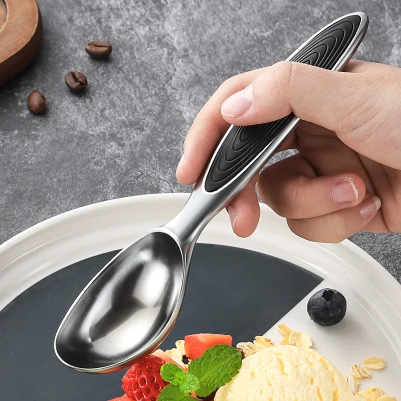 Ice Cream Scoops Stacks Creative Kitchen Gadget Zinc Alloy Digging Ball Spoon Ice Cream Dessert Spoon for Home Restaura