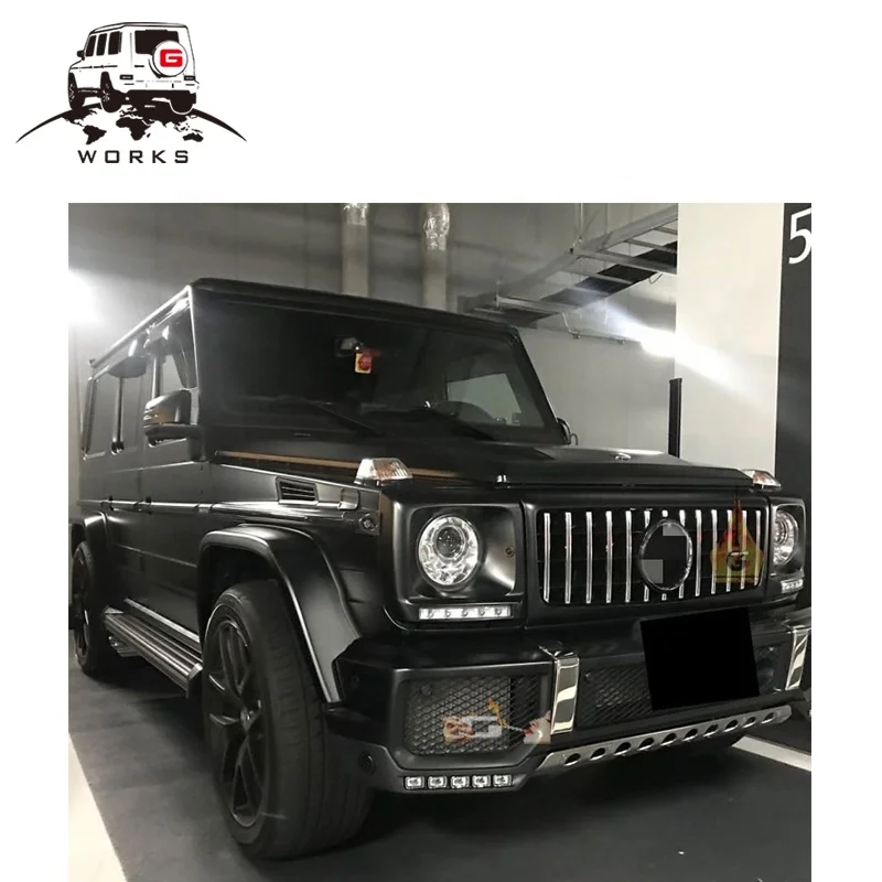 

STLF1990~2018year G Class W463 G63 G65 G55 G350 G500 G550 ABS Front Grille Car Front Grill W463 G63 GT Style Car Grille
