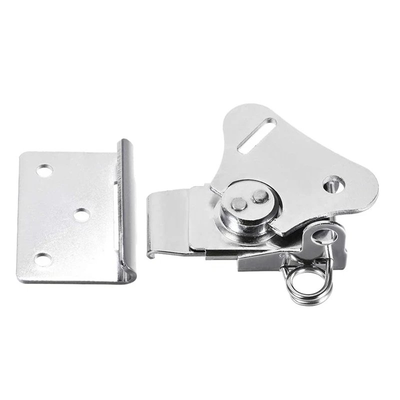 AU67-4 Pack Spring Loaded Butterfly Latch Large Doorkeeper Clamp Butterfly Box Clamp For Wooden Box, Packing Box, Air Box