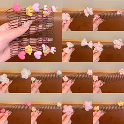 Spring U Shape Hair Styling Comb Cute Teeth Fixed Combs Invisible Extra Hair Holder Hair Wear Flower Headwear