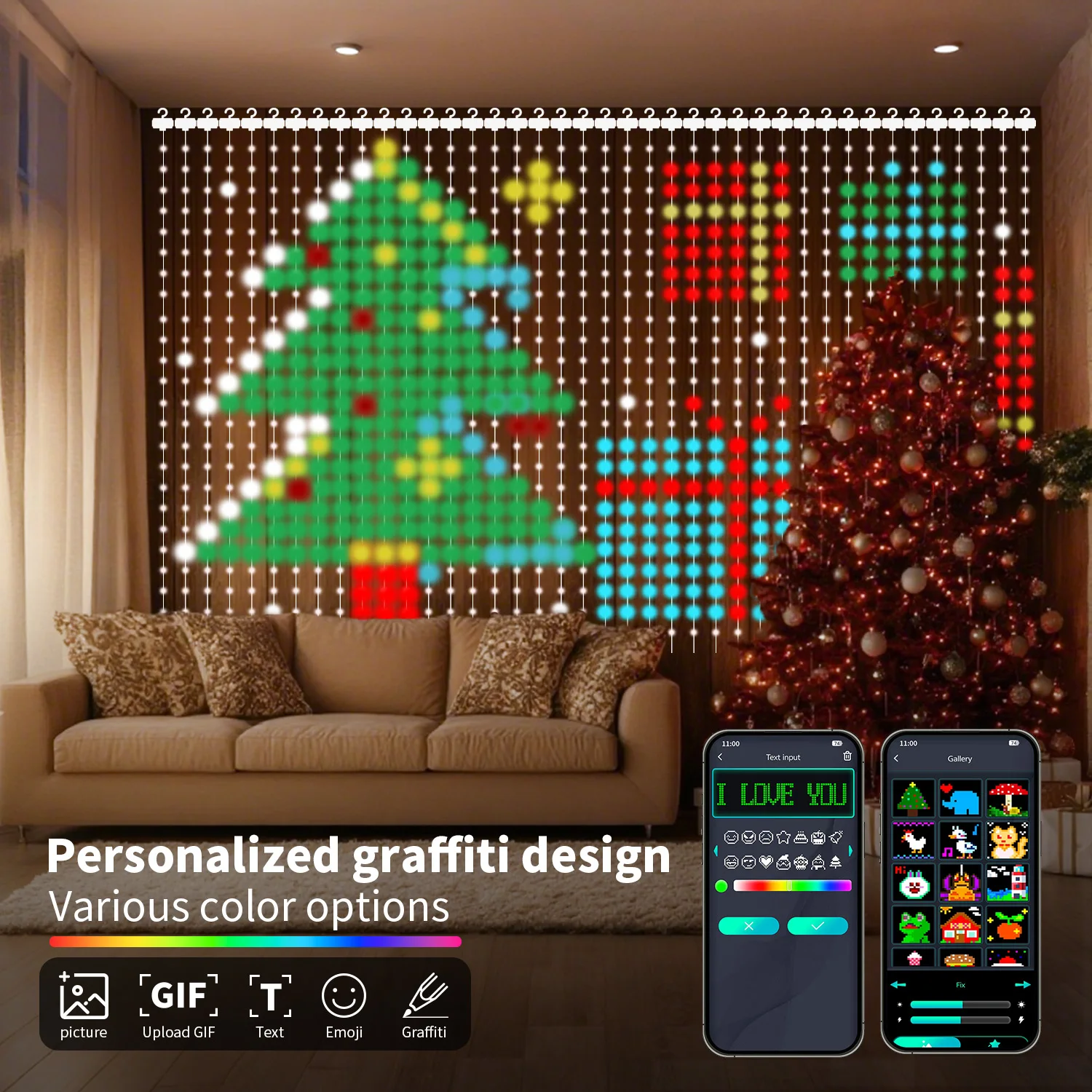 

Светодиодный светильник с умным управлением через приложение - стильный дизайн для домашнего декора