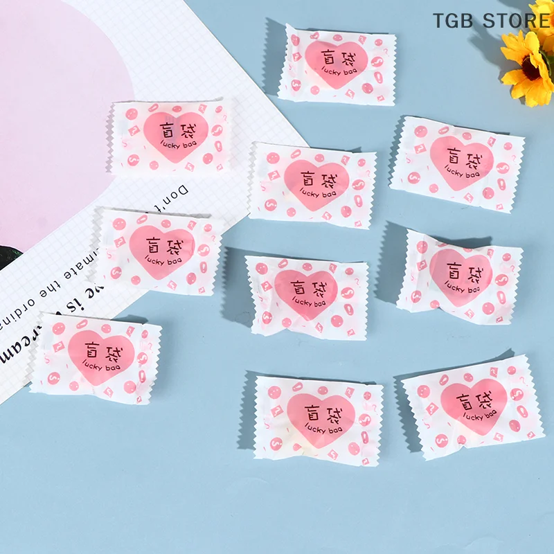 10 قطعة أكياس زجاجات طعام صغيرة عشوائية من الراتنج 1:12 لعبة محاكاة مصغرة لبيت الدمى #5