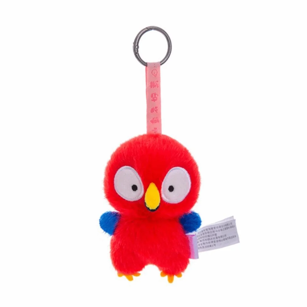 The Unyielding Chicks Series Owl Keychain Mallard Adorable Chickens Keychain Lightweight Mini Macaw Pendant Backpack Pendant