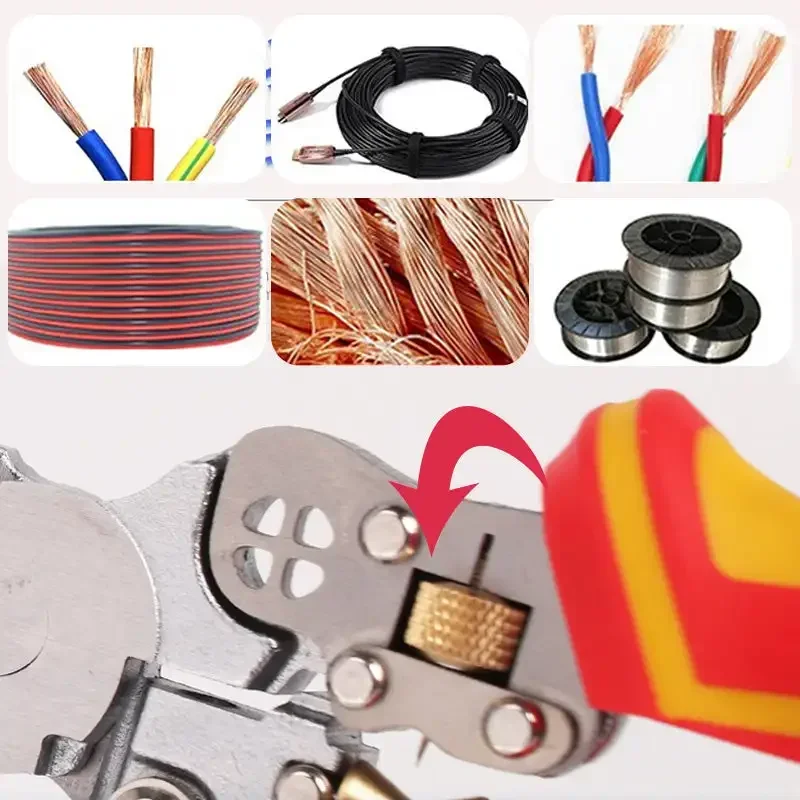 جديد 8 في 1 متعددة الوظائف سلك متجرد كهربائيين اختبار الجهد كابل قطع مقص العقص كماشة
