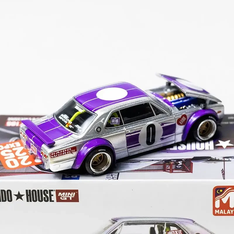 MINIGT Kaido House 1/64 NISSAN SKYLINE 2000GT-R 말레이시아 MDX 2025 합금 장난감 자동차 다이캐스트 금속 모델 선물