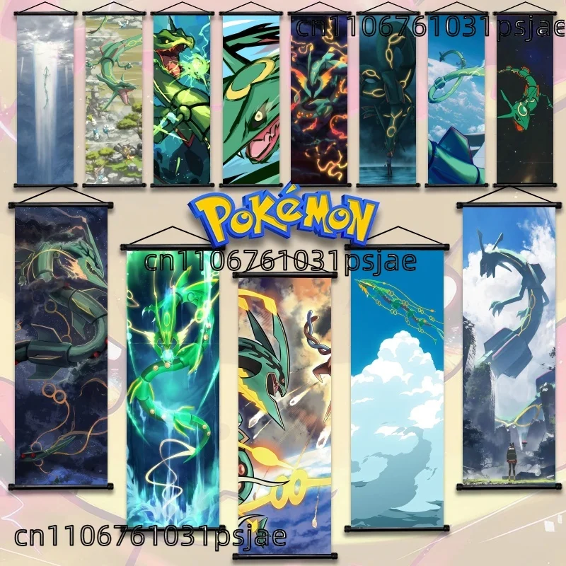 

Rayquaza Pokémon Scroll Decorations, High - Quality, High - Detail for Kids' Rooms, Fade - Resistant in Aerial Scenes
