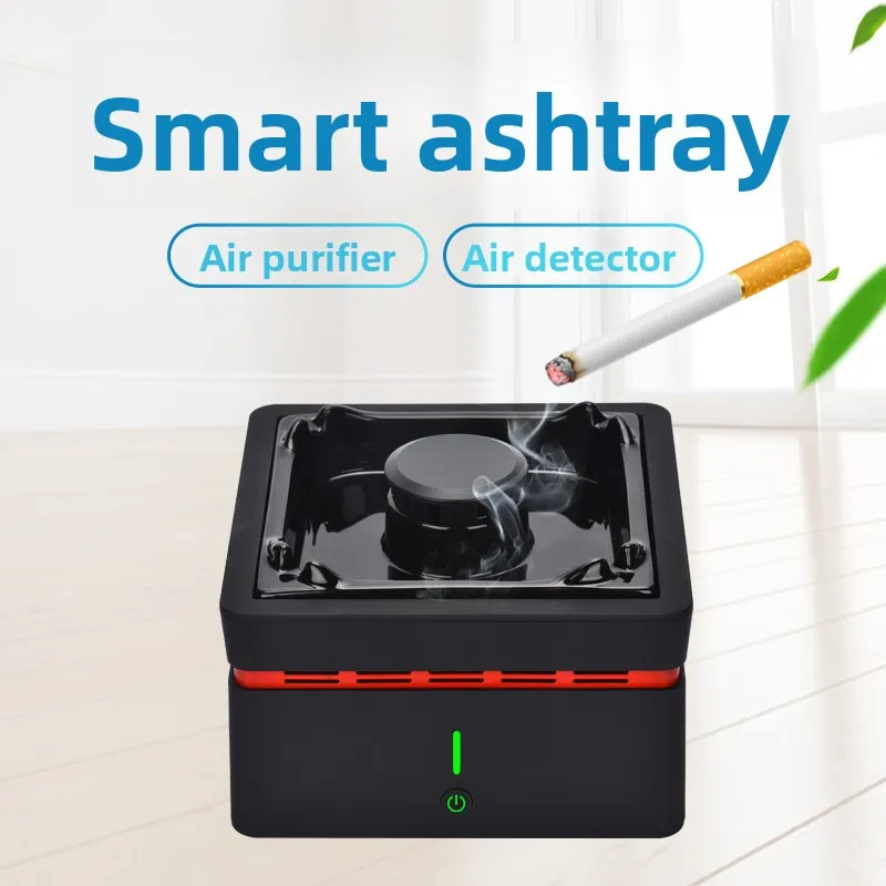 منفضة سجائر ذكية جديدة لتنقية الهواء 15 مليون أيونات سالبة تحرير شريط الأكسجين في الغابات العائلية