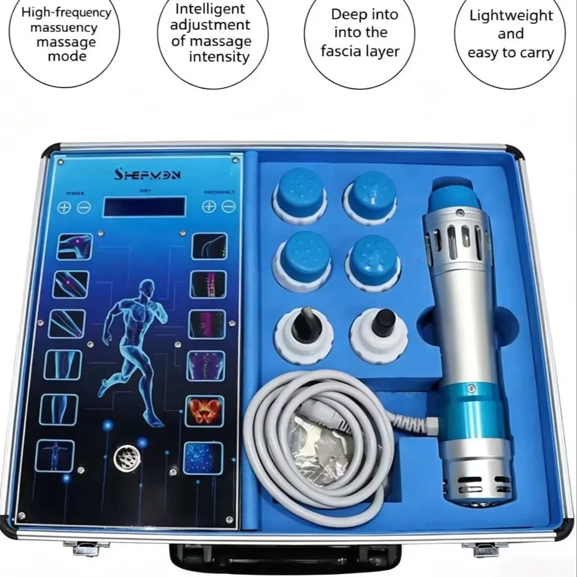 Shock Wave Relaxation Treatments Machine Portable Electric Massager for Athletes Muscle Recovery Physiotherapy
