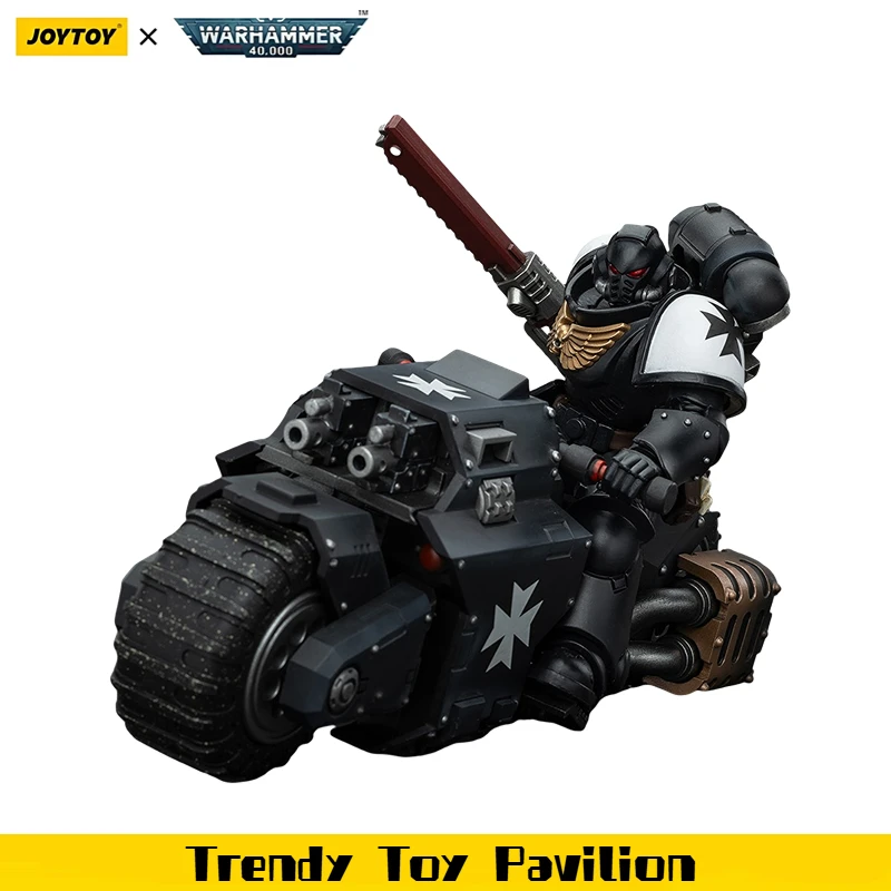 

【JOYTOY】Warhammer 40K Space Marines Black Templars Outriders Brother Valtus 1/18 Фигурка Модель игрушки