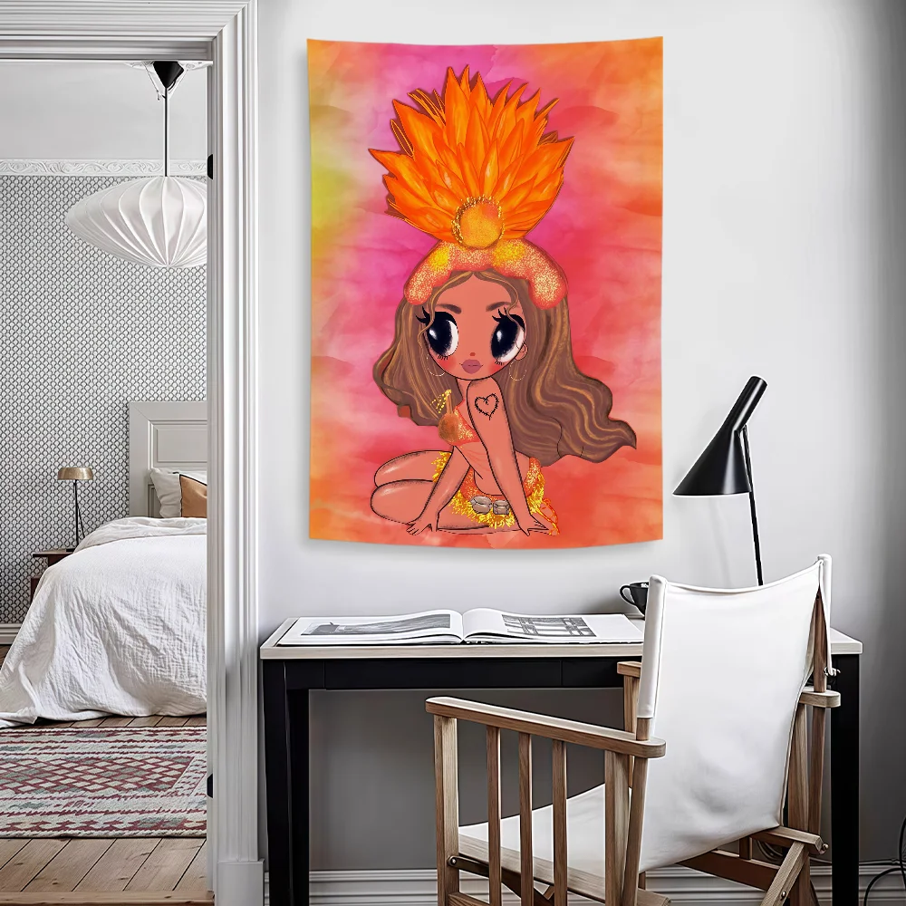 singer k-Karol G t-Tropicoqueta flag For Room hogar Dorm home Camping outdoor Banner Party Club Wall Hanging Decor Gift