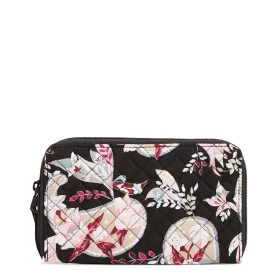 

womens Cotton Deluxe Travel Wallet With Rfid Protection