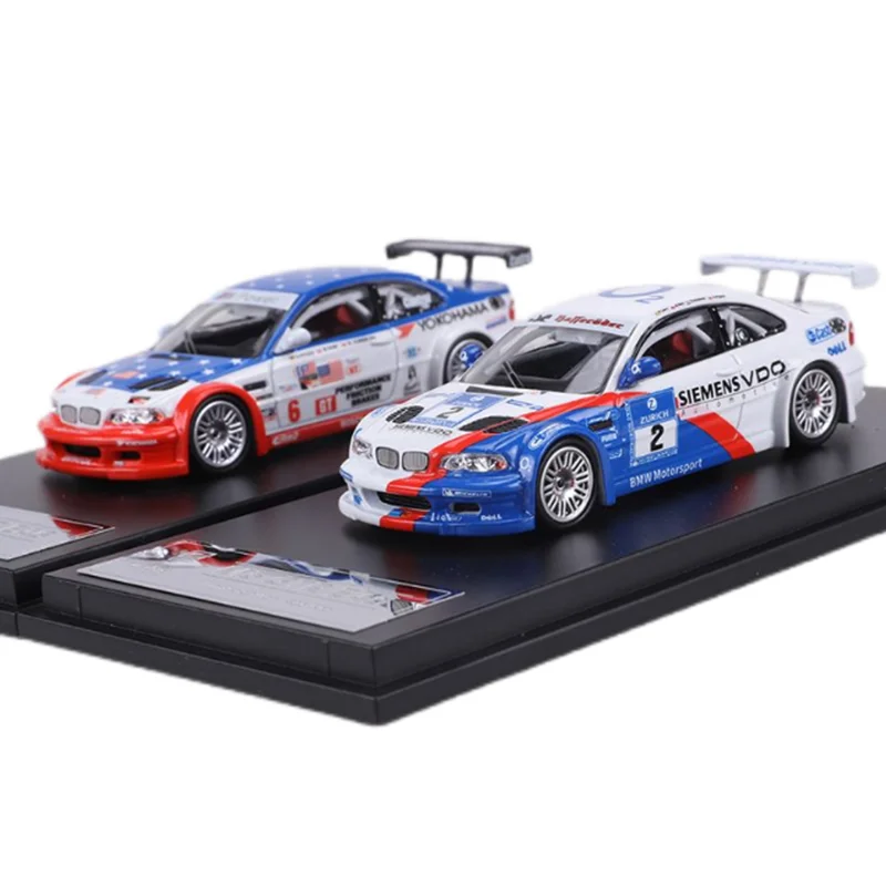 New In Stock 1:64 Dcm M3 Gtr E46 Need For Speed Simulation Alloy Miniature Die-Casting Car Model Customized Collectible Toy Gift