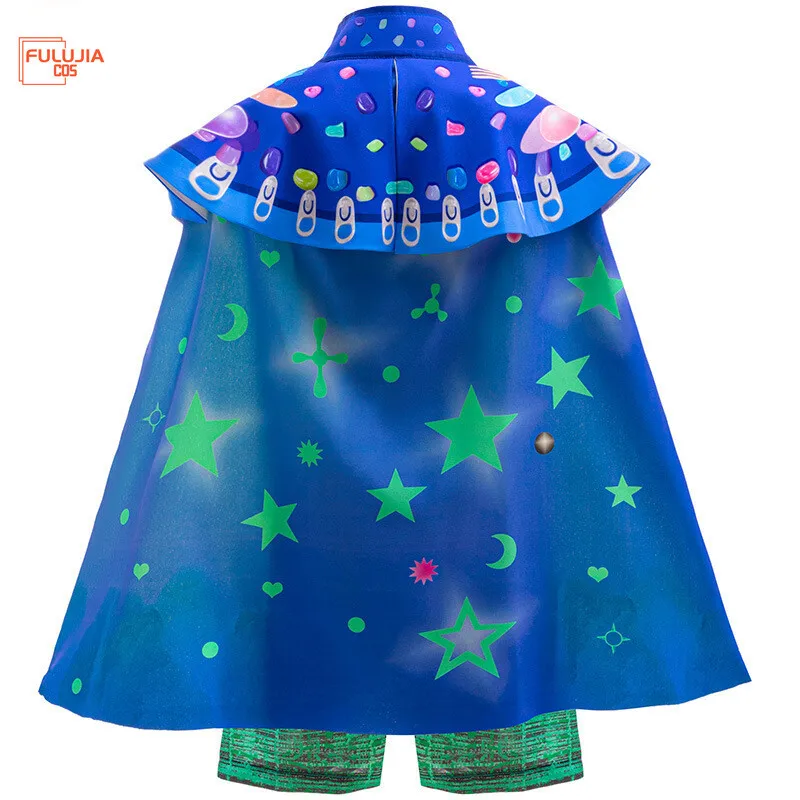 Fulujiacos Elio تأثيري حلي قميص عباءة السراويل مجموعة كاملة #2