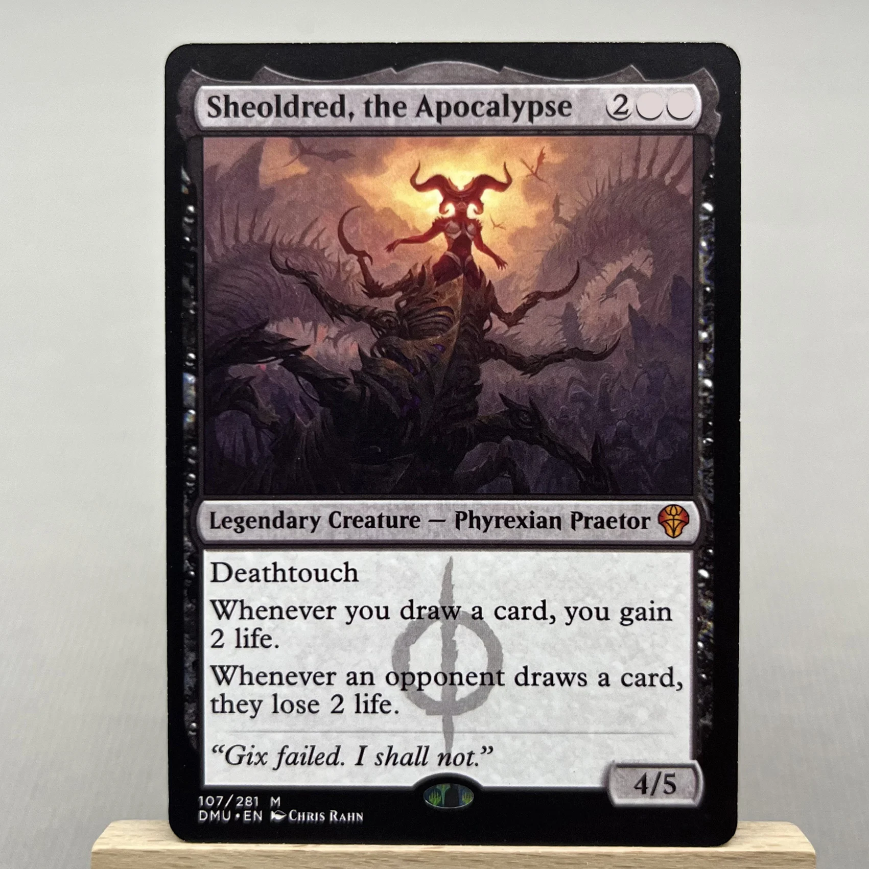 DMU CLB HOLO5-Ⅰ01 Tcg cards proxy magical Sheoldred, the Apocalypse Ancient Copper Dragon Jeska\'s Will Battle Angels gather