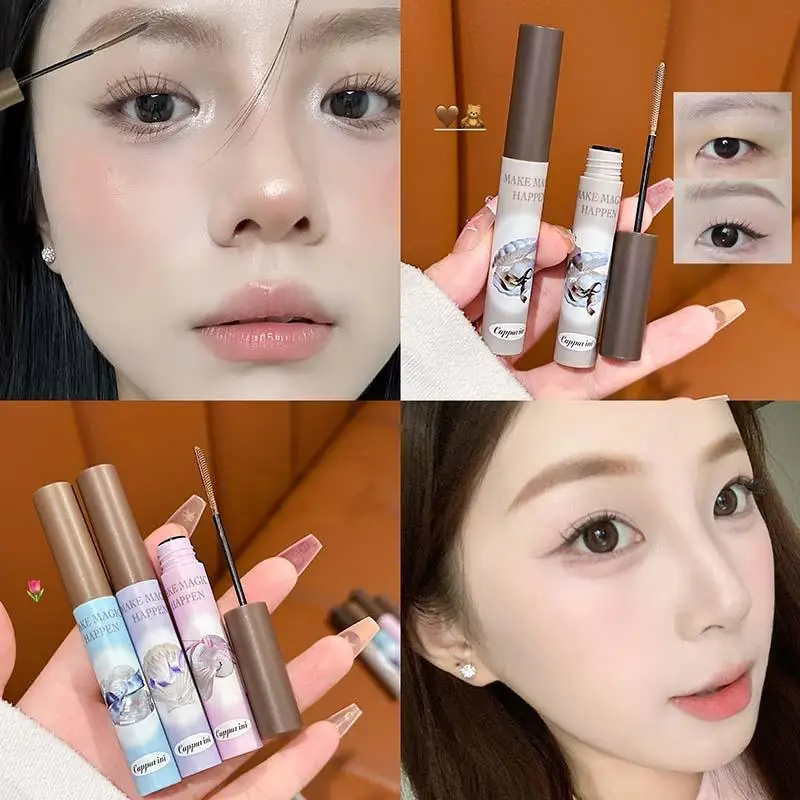 Creme de tingimento de sobrancelha fosco aveludado, secagem rápida, à prova d'água, sem manchas, matiz de sobrancelha para iniciantes, maquiagem natural de sobrancelha