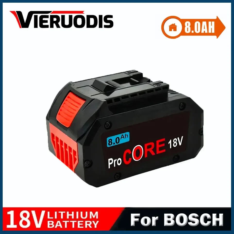 

For Bosch 18V 6.0AH 8.0AH 10.0AH Professional Cordless Tool BAT618 BAT609 GBA18V80 21700 Battery ProCORE Replacement Battery