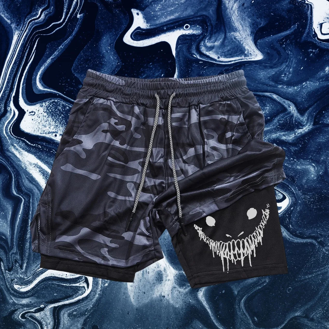 2025 calções esportivos de ginásio masculino de alta qualidade 2-em-1 secagem rápida exercício treinamento ginásio fitness jogging shorts verão calções masculinos