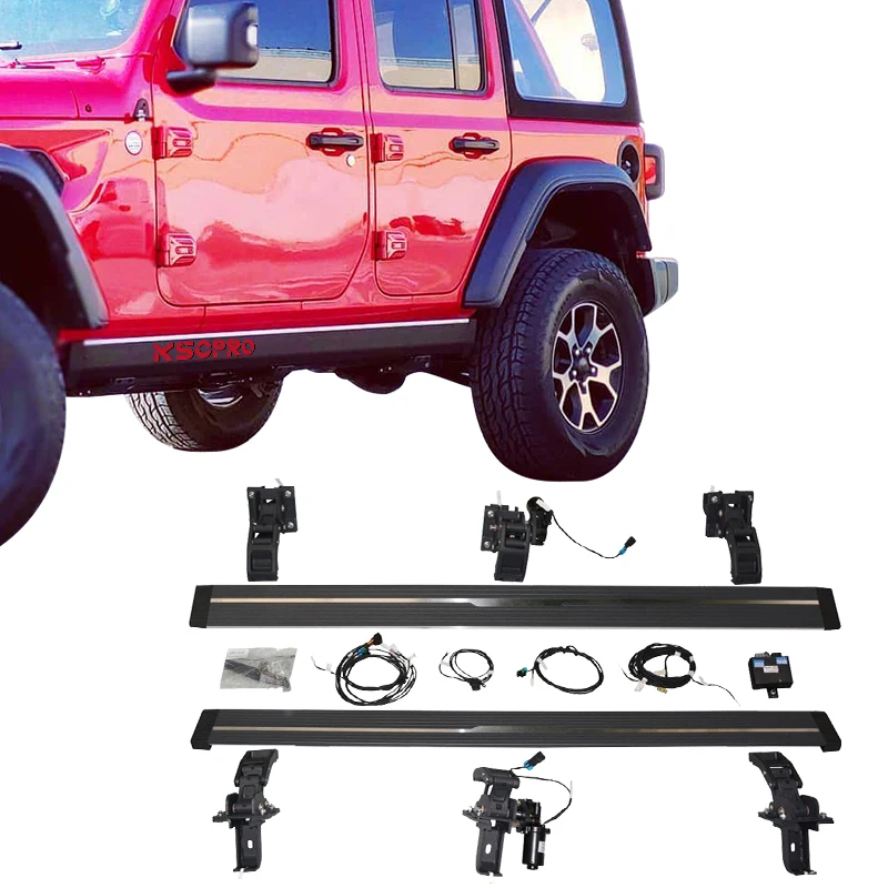 

KSCPRO Automatic Power Running Boards Electric Side Step for Jeep Wrangler JL 2DR