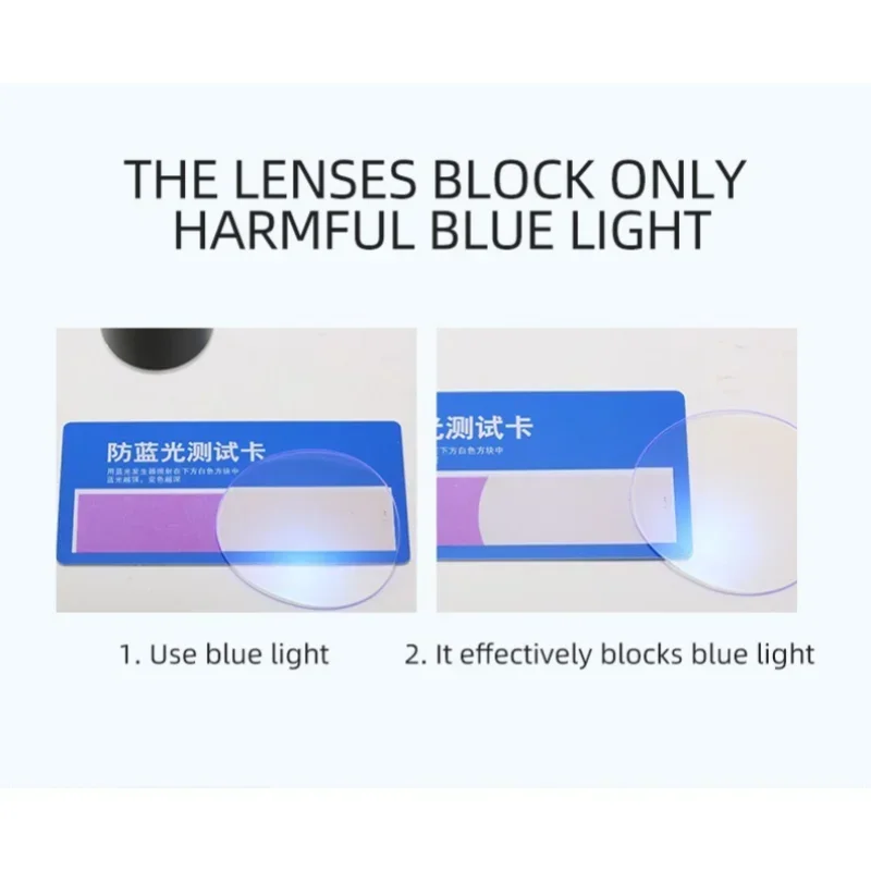 Retro Photochromic Prescription Glasses Men Anti Blue Ray Photochromic Grey Reading Customized Eyeglasses