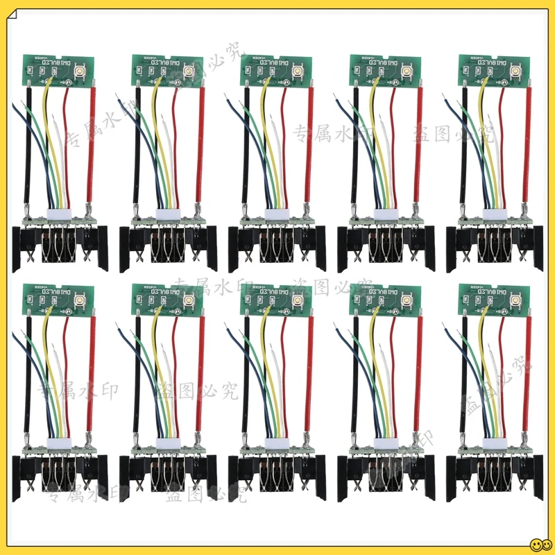 

10X DCB200 Li-Ion Battery PCB Charging Protection Circuit Board For Dewalt 18V 20V DCB201 DCB203 DCB204